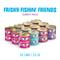 Show in main carousel: Weruva Frisky Fishin' Friends Variety Pack Grain-Free Canned Cat Food, 3-oz, case of 24 slide 3 of 13