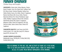 Weruva Funky Chunky Chicken Soup with Pumpkin Grain-Free Canned Cat Food, 3-oz, case of 24 slide 2 of 9