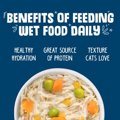 Show full view: Weruva Grandma's Chicken Soup Chicken & Pumpkin in Gravy Grain-Free Wet Cat Food, 3-oz, case of 24 slide 7 of 14