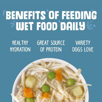 Show full view: Weruva Grandma's Chicken Soup with Chicken & Veggies Grain-Free Canned Dog Food, 5.5-oz, case of 24 slide 6 of 12