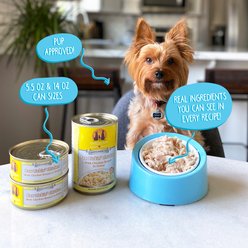 Weruva Green Eggs & Chicken with Chicken, Egg, & Greens in Gravy Grain-Free Canned Dog Food, 14-oz, case of 12 slide 2 of 9