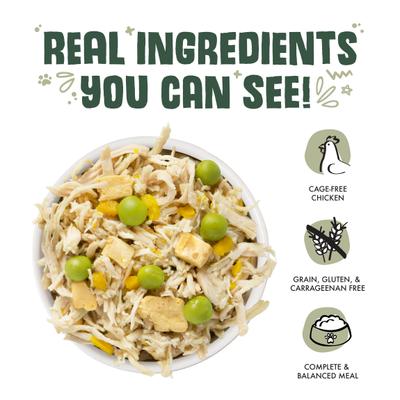 Show full view: Weruva Green Eggs & Chicken with Chicken, Egg, & Greens in Gravy Grain-Free Canned Dog Food, 5.5-oz, case of 24 slide 4 of 12