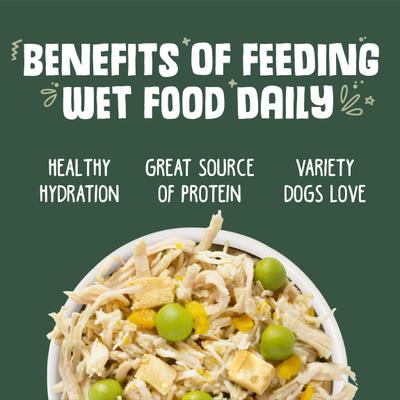 Show full view: Weruva Green Eggs & Chicken with Chicken, Egg, & Greens in Gravy Grain-Free Canned Dog Food, 5.5-oz, case of 24 slide 6 of 12