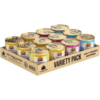 Weruva Weruva Holy Chicken Mackerel Variety Canned Cat Food, 10-oz, 12 ct