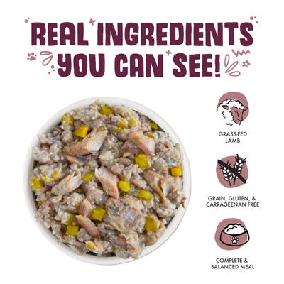 Show full view: Weruva Hot Dayam! with Luscious Lamb in Gelee Grain-Free Canned Dog Food, 14-oz, case of 12 slide 4 of 12