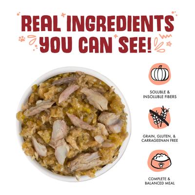 Show full view: Weruva Marbella Paella with Mackerel & Pumpkin in Aspic Grain-Free Canned Dog Food, 14-oz, case of 12 slide 4 of 13