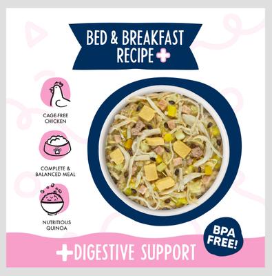 Show full view: Weruva Meals 'n More Natural Wet Dog Food, Bed & Breakfast Plus Digestive Support, 3.5-oz cup, 12 count slide 4 of 13