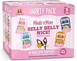 Weruva Meals 'n More Natural Wet Dog Food, Belly Belly Nice! Digestive Support Variety Pack, 3.5-oz cu...