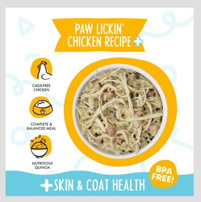 Show full view: Weruva Meals 'n More Natural Wet Dog Food, Paw Lickin’ Chicken Plus Skin & Coat Health, 3.5-oz cup, 12 count slide 4 of 13