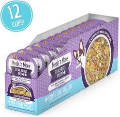 Weruva Meals 'n More Natural Wet Dog Food, Steak Frites Dinner Plus Skin & Coat Health, 3.5-oz cup, 12 count slide 2 of 9