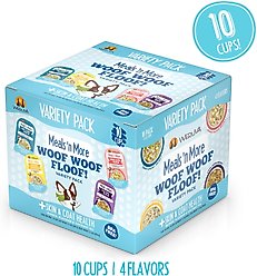Weruva Meals 'n More Natural Wet Dog Food, Woof Woof Floof! Skin & Coat Health Variety Pack, 3.5-oz cup, 10 count slide 2 of 9
