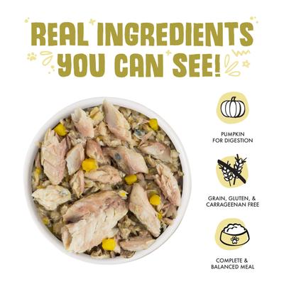 Show full view: Weruva Meow Luau with Mackerel & Pumpkin Grain-Free Canned Cat Food, 5.5-oz, case of 24 slide 4 of 13