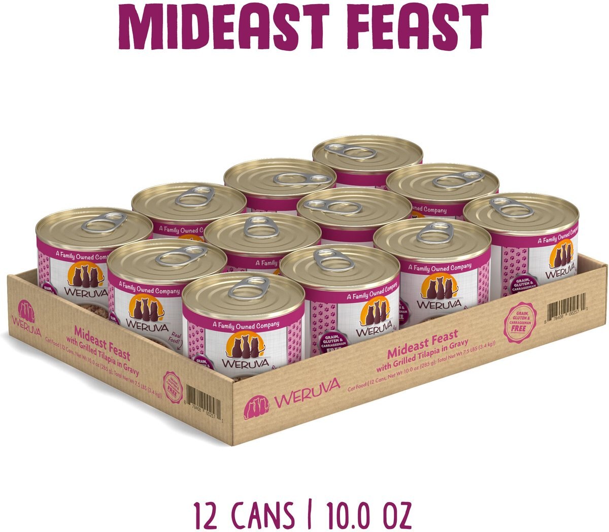 Weruva Mideast Feast Grilled Tilapia in Gravy Grain-Free Wet Cat Food