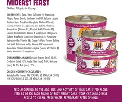 Weruva Mideast Feast Grilled Tilapia in Gravy Grain-Free Wet Cat Food, 3-oz, case of 24 slide 2 of 9