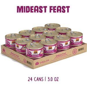 Weruva Mideast Feast Grilled Tilapia in Gravy Grain-Free Wet Cat Food, 3-oz, case of 24