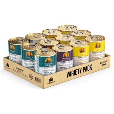 Weruva Weruva No Ruff Days Variety Pack Canned Dog Food, 14-oz, case of 12