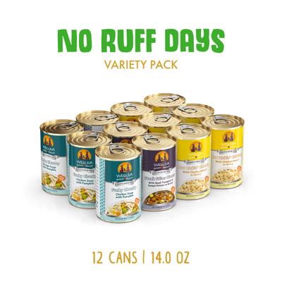 Show full view: Weruva No Ruff Days Variety Pack Grain-Free Canned Dog Food, 14-oz, case of 12 slide 3 of 12