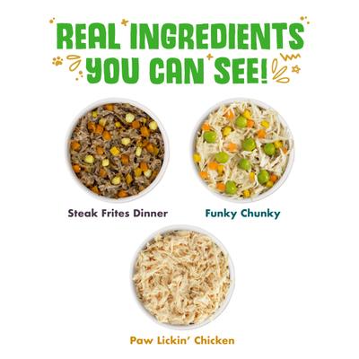 Show full view: Weruva No Ruff Days Variety Pack Grain-Free Canned Dog Food, 14-oz, case of 12 slide 4 of 12