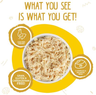 Show full view: Weruva Paw Lickin' Chicken in Gravy + Funky Chunky Chicken Soup with Pumpkin Canned Dog Food slide 5 of 9