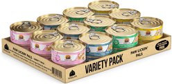 Weruva Paw Lickin' Pals Variety Pack Grain-Free Wet Cat Food, 5.5-oz, case of 24
