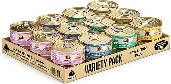 Weruva Paw Lickin' Pals Variety Pack Grain-Free Wet Cat Food