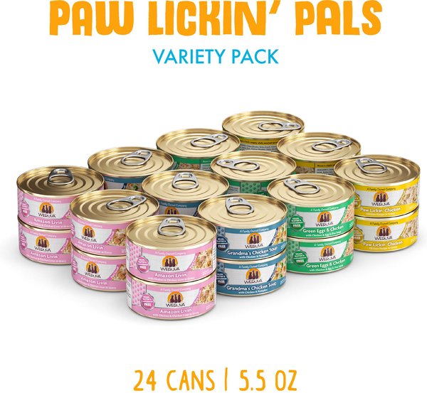 Weruva Paw Lickin' Pals Variety Pack Grain-Free Canned Cat Food