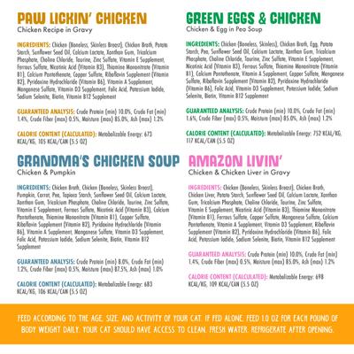 Show full view: Weruva Paw Lickin' Pals Variety Pack Grain-Free Wet Cat Food, 5.5-oz, case of 24 slide 5 of 14