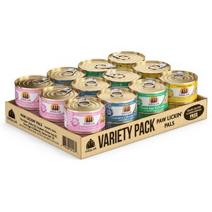 Weruva Paw Lickin' Pals Variety Pack Grain-Free Wet Cat Food, 3-oz, case of 24