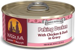 Weruva Peking Ducken with Chicken & Duck in Gravy Grain-Free Canned Dog Food, 5.5-oz, case of 24