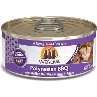 Weruva Weruva Polynesian BBQ with Grilled Red Bigeye Cat Food, 5.5-oz, 24 ct