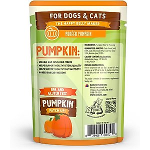 Weruva Pumpkin Patch Up! Dog & Cat Food Supplement Pouches, 2.80-oz, case of 12