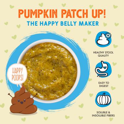 Show full view: Weruva Pumpkin Patch Up! Pumpkin with Coconut Oil & Flaxseeds Dog & Cat Wet Food Supplement, 2.8-oz pouch, case of 12 slide 4 of 14