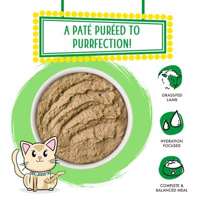 Show full view: Weruva Slide N' Serve Let's Make a Meal Lamb & Mackerel Dinner Pate Grain-Free Cat Food Pouches, 2.8-oz pouch, case of 12 slide 3 of 13