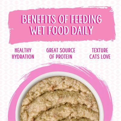 Show full view: Weruva Slide N' Serve Meal of fortune Chicken Breast Dinner with Chicken Liver Pate Grain-Free Cat Food Pouches, 5.5-oz pouch, case of 12 slide 7 of 13