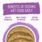 Show in main carousel: Weruva Slide N' Serve The Newly Feds Beef & Salmon Dinner Pate Grain-Free Cat Food Pouches, 2.8-oz pouch, case of 12 slide 7 of 13