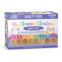 Weruva Slide N' Serve The Showcase Chowdown Variety Pack Pate Grain-Free Cat Food Pouches, 2.8-oz pouch, case of 16