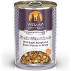 Weruva Steak Frites Dinner with Beef, Pumpkin & Sweet Potatoes in Gravy Grain-Free Canned Dog Food, 14-oz, case of 12