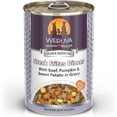 Weruva Weruva Beef, Pumpkin & Sweet Potatoes Dog Food, 14-oz can, case of 12