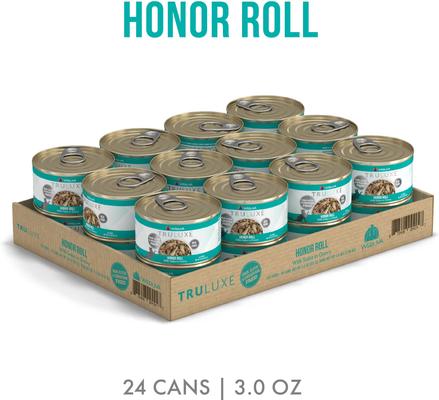 Show full view: Weruva Truluxe Honor Roll with Saba in Gravy Grain-Free Canned Cat Food, 3-oz, case of 24 slide 3 of 12