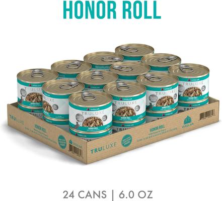 Show full view: Weruva Truluxe Honor Roll with Saba in Gravy Grain-Free Canned Cat Food, 6-oz, case of 24 slide 3 of 12