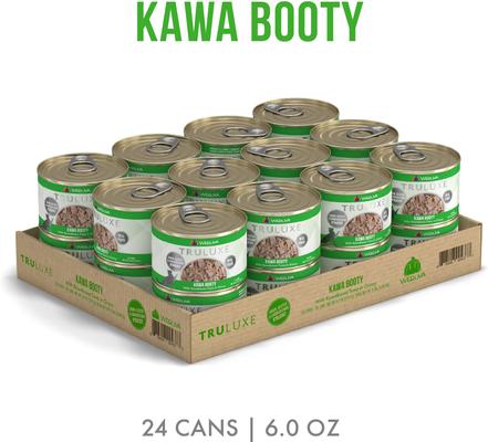 Show full view: Weruva Truluxe Kawa Booty with Kawakawa Tuna in Gravy Grain-Free Canned Cat Food, 6-oz, case of 24 slide 3 of 13