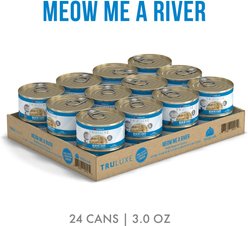 Weruva Truluxe Meow Me A River with Basa in Gravy Grain-Free Canned Cat Food, 3-oz, case of 24 slide 2 of 9