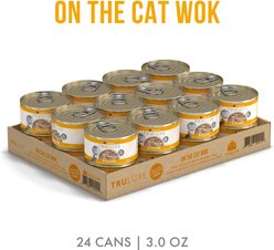 Weruva Truluxe On The Cat Wok with Chicken & Beef in Pumpkin Soup Grain-Free Canned Cat Food, 3-oz, case of 24 slide 2 of 9