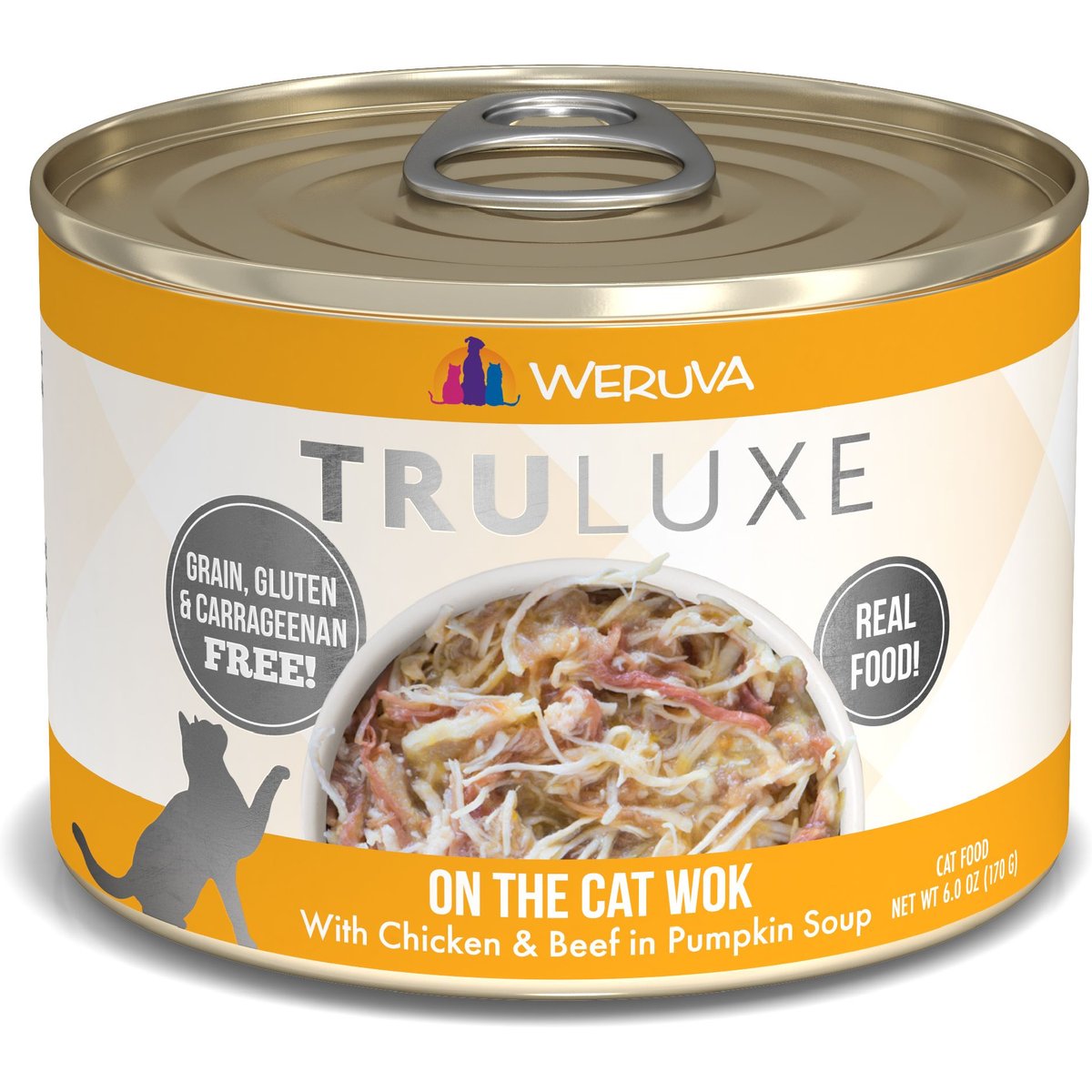 Weruva Truluxe Chicken & Beef in Pumpkin Soup Cat Food, 6-oz, 24 ct