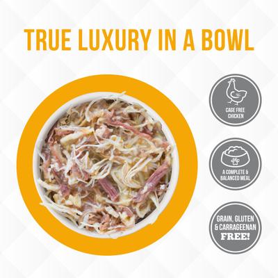 Show full view: Weruva Truluxe On The Cat Wok with Chicken & Beef in Pumpkin Soup Grain-Free Canned Cat Food, 6-oz, case of 24 slide 4 of 13