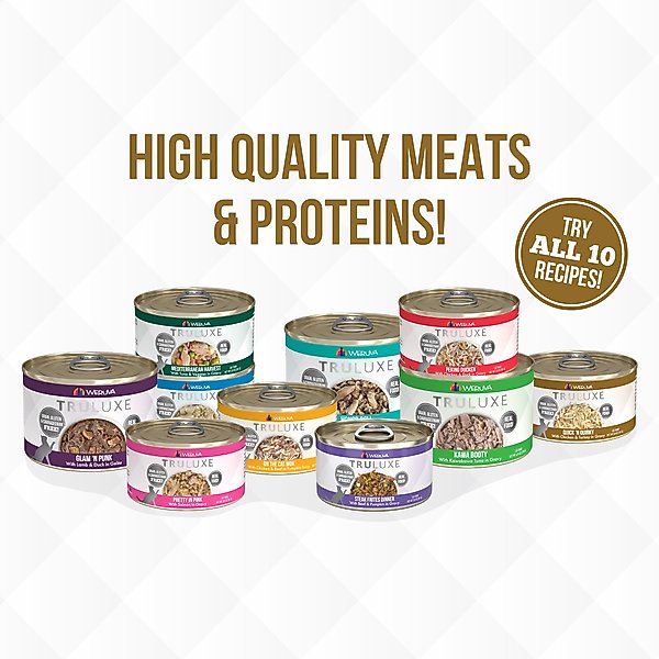 Weruva Truluxe Quick 'N Quirky with Chicken & Turkey in Gravy Grain-Free Canned Cat Food