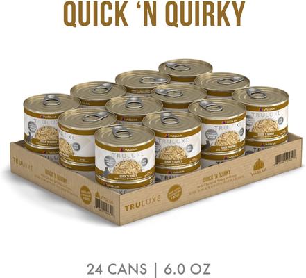 Show full view: Weruva Truluxe Quick 'N Quirky with Chicken & Turkey in Gravy Grain-Free Canned Cat Food, 6-oz, case of 24 slide 3 of 13