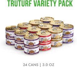 Weruva TruLuxe TruTurf Variety Pack Grain-Free Canned Cat Food, 3-oz, case of 24 slide 2 of 9