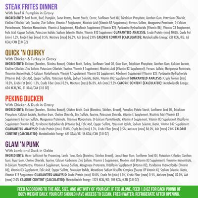 Show full view: Weruva TruLuxe TruTurf Variety Pack Grain-Free Canned Cat Food, 3-oz, case of 24 slide 7 of 13