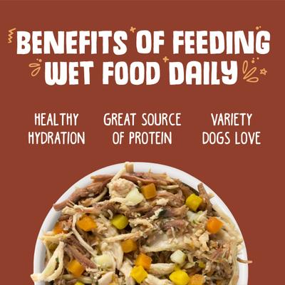 Show full view: Weruva Wok the Dog with Chicken, Beef & Pumpkin in Gravy Grain-Free Canned Dog Food, 5.5-oz, case of 24 slide 6 of 13